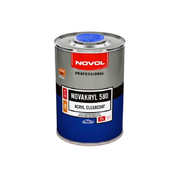 Bezbarvý lak Novol Novakryl 580, 1 litr (bez tužidla)
