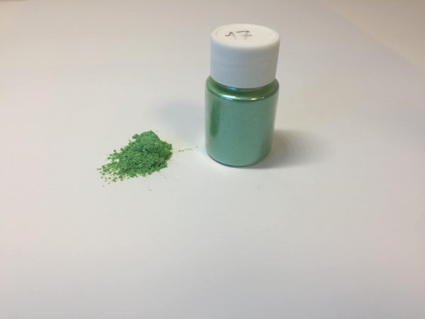 GPUR perleťový pigment, 17 Světle zelená 10g DOČASNĚ NEDOSTUPNÝ