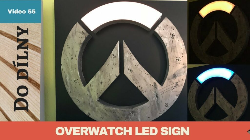 Overwatch LED SIGN / LED OSVĚTLENÍ