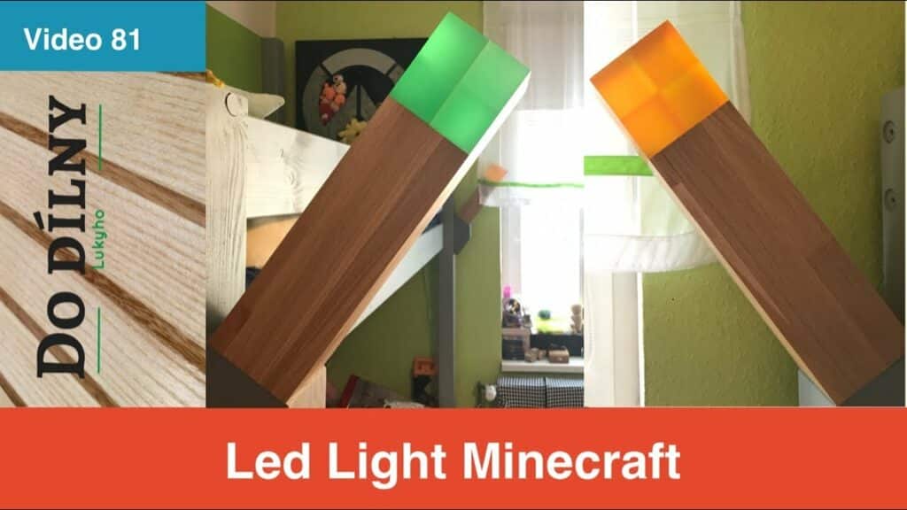 Led Light “Minecraft” / Osvětlení epoxidová pryskyřice